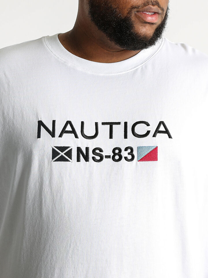 Big & Tall NS-83 Collins Tee, White, hi-res image number 3