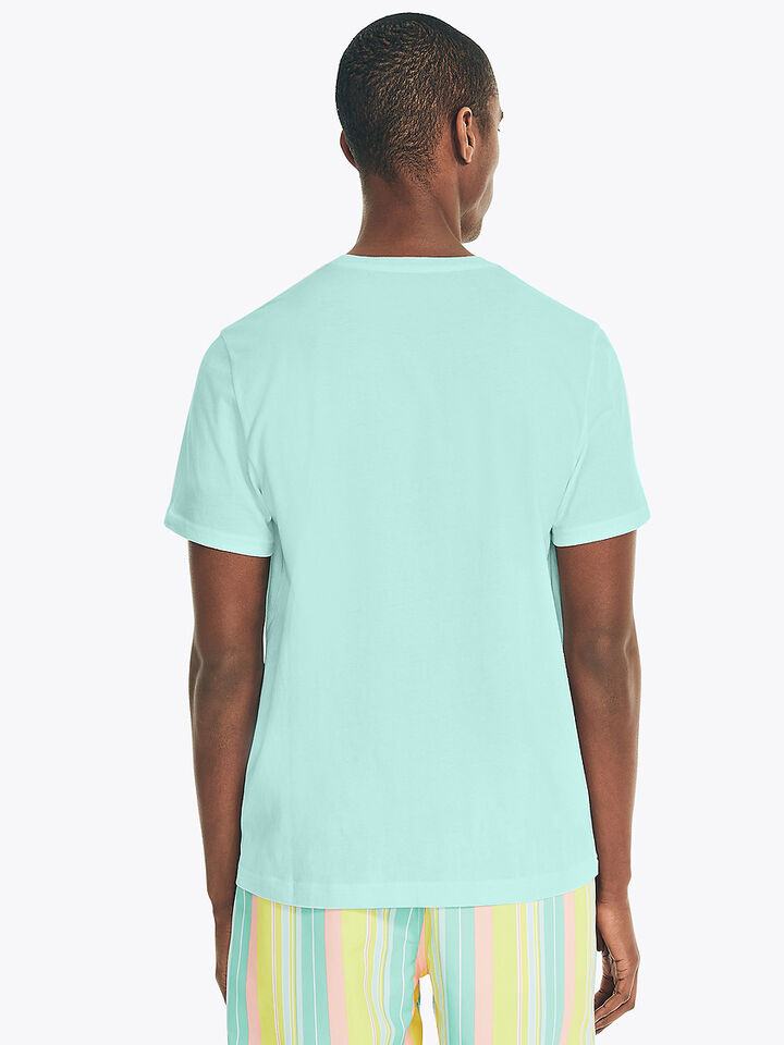 Emblem Regular Fit Tee, Poolside Aqua, hi-res image number 2