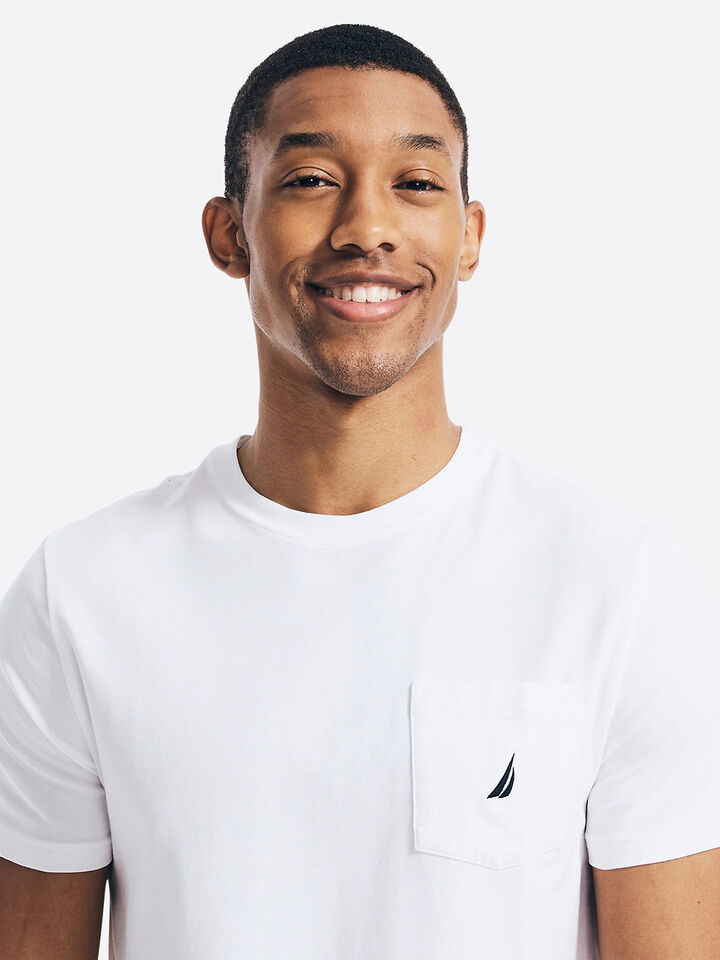 Pocket Regular Fit Tee, Bright White, hi-res image number 3