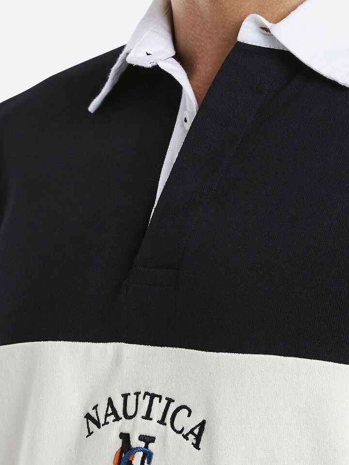 Onyx Heavyweight Rugby Shirt Black POLOS Nautica Australia