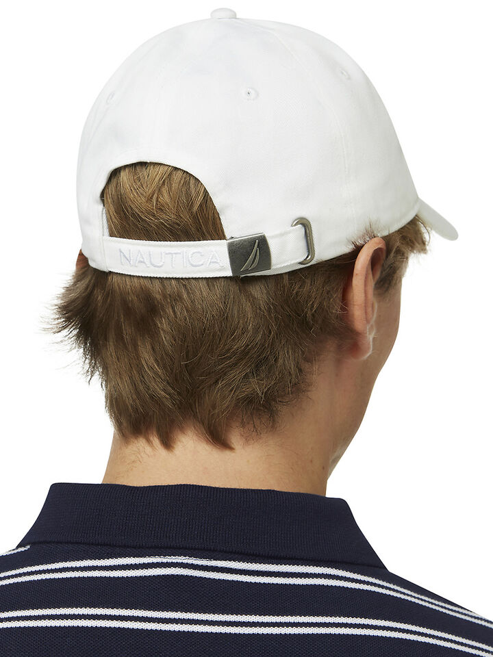 Nautica Essentials Collection Cap, White, hi-res image number 4