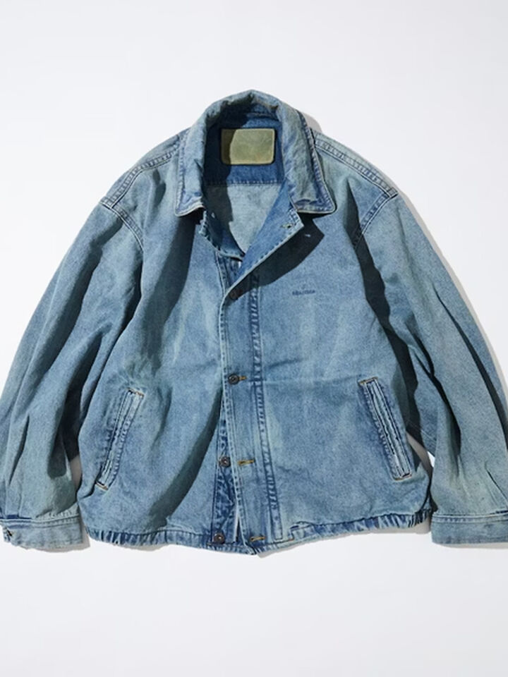 Nautica Japan Crushed Denim Jacket