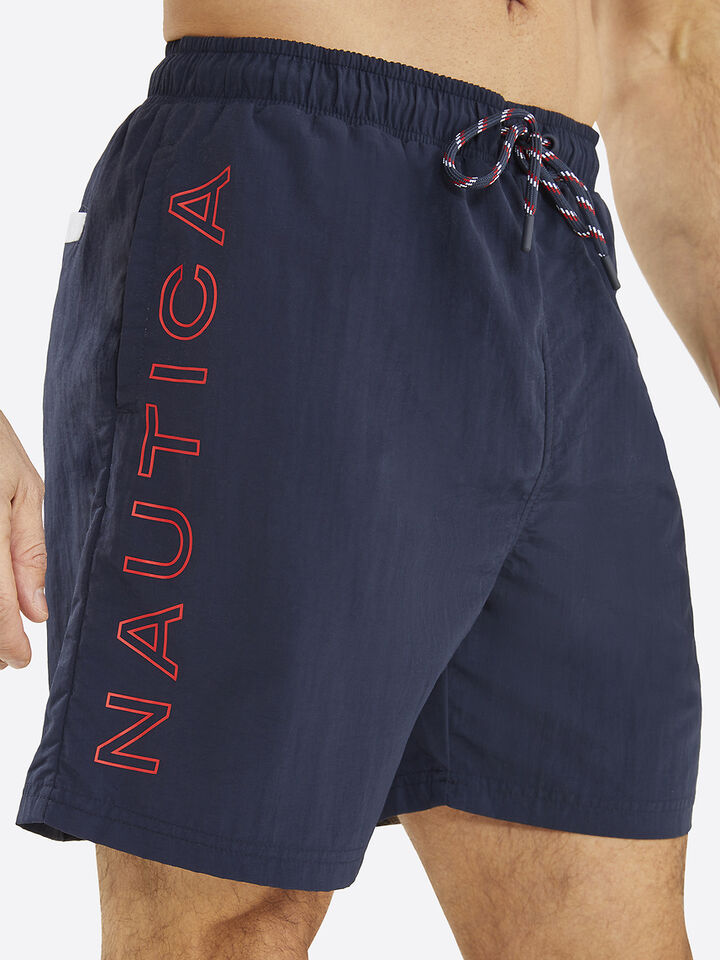 Big & Tall Nygard Swim Shorts, Dark Navy, hi-res image number 3
