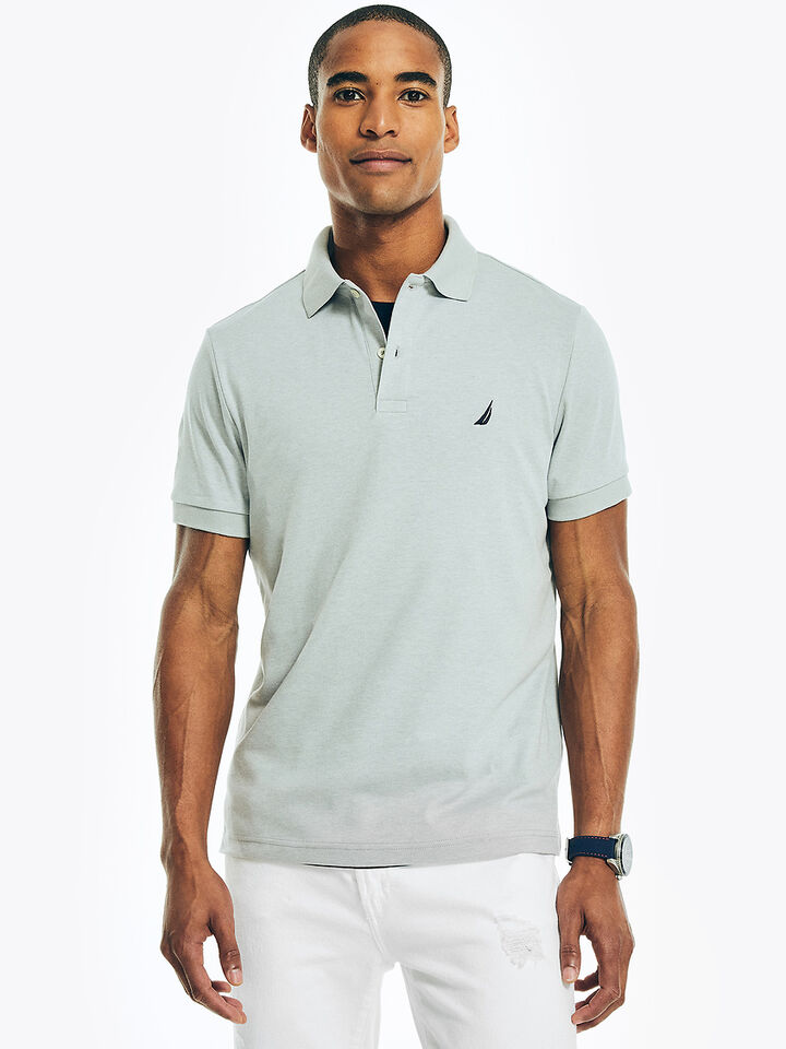 Nautica Essentials Interlock Slim Fit Polo