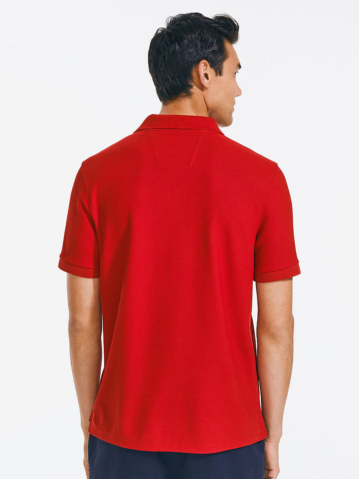 Solid Regular Fit Pique Cotton Polo
