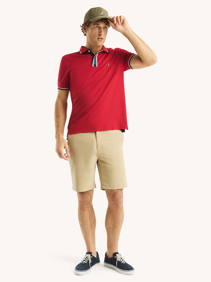 Classic Fit Performance Polo, Nautica Red, hi-res image number 3