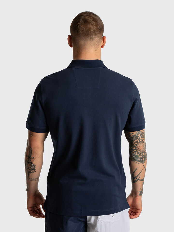 Crest Embroidered Regular Fit Polo, Navy, hi-res image number 2