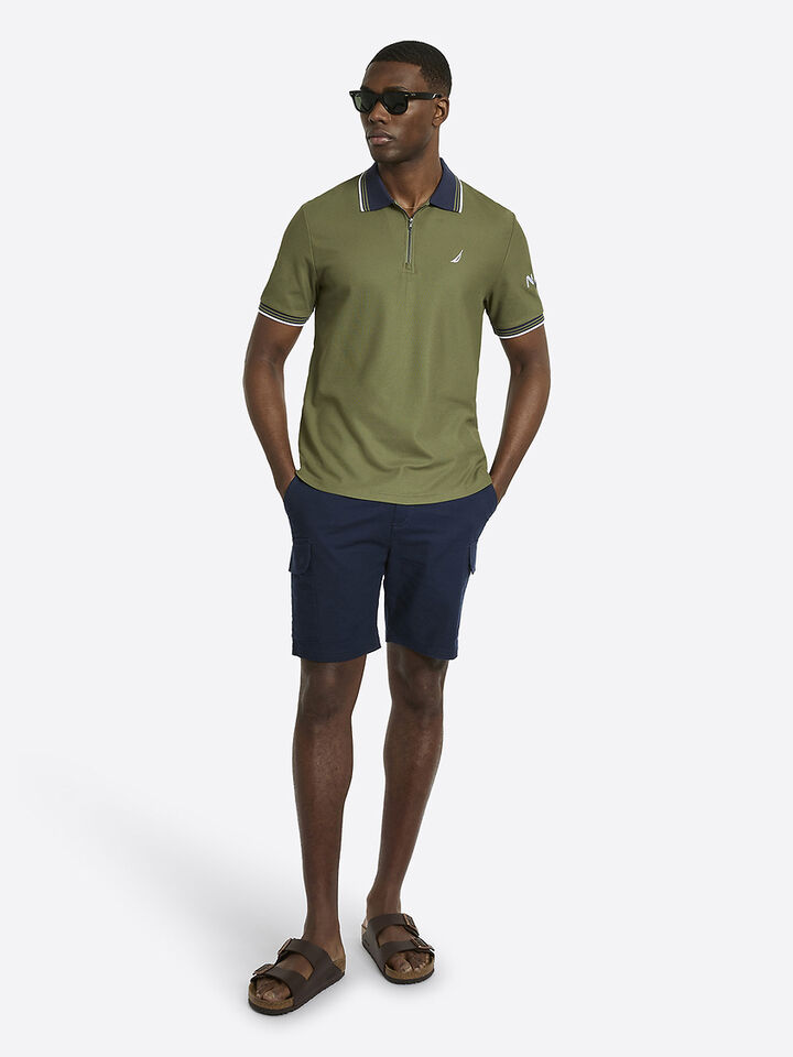 Knowle Regular Fit Polo Shirt, Khaki, hi-res image number 3
