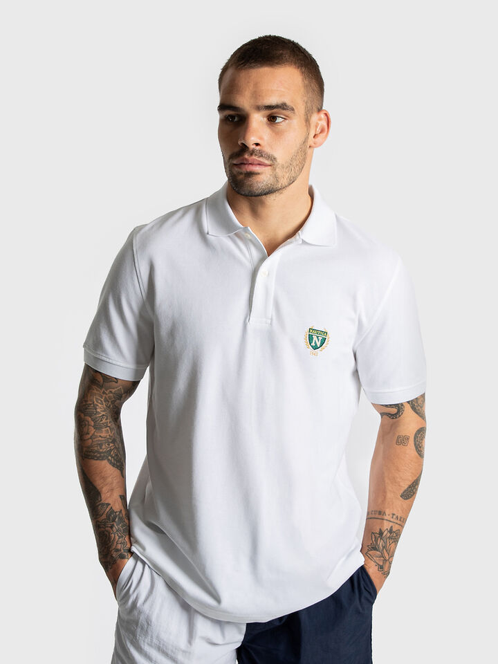 Crest Embroidered Regular Fit Polo