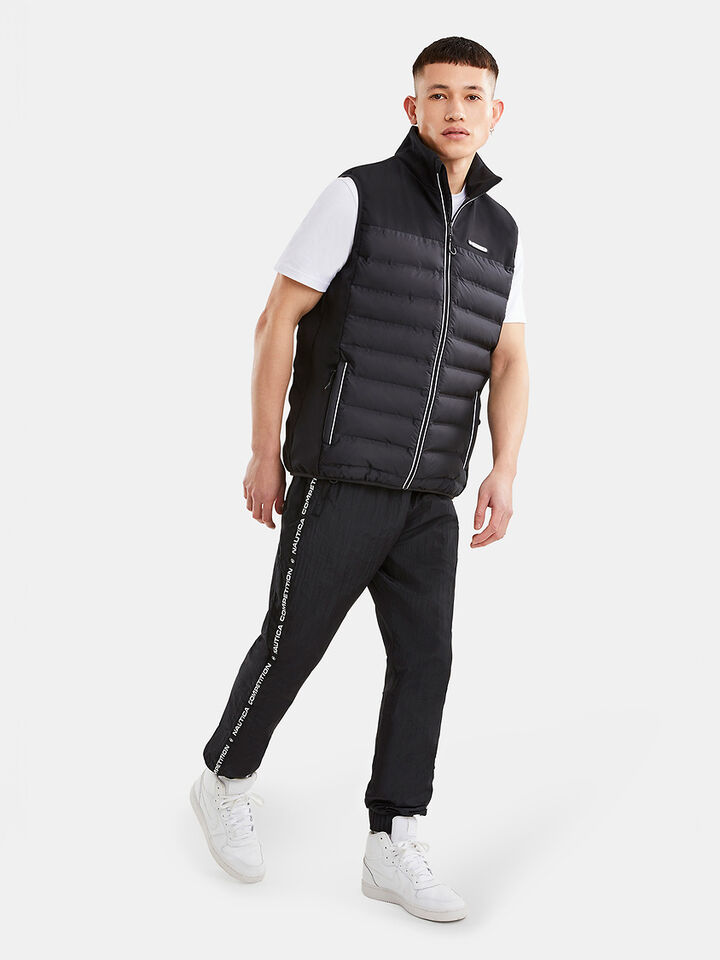 Nautica Competition Benito Vest, Black, hi-res image number 3