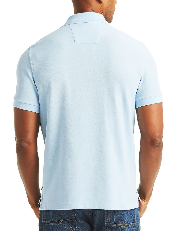 Essentials Regular Fit Pique Polo, Noon Blue, hi-res image number 2