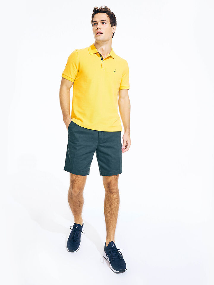 Essentials Regular Fit Pique Polo, Dafodil, hi-res image number 3