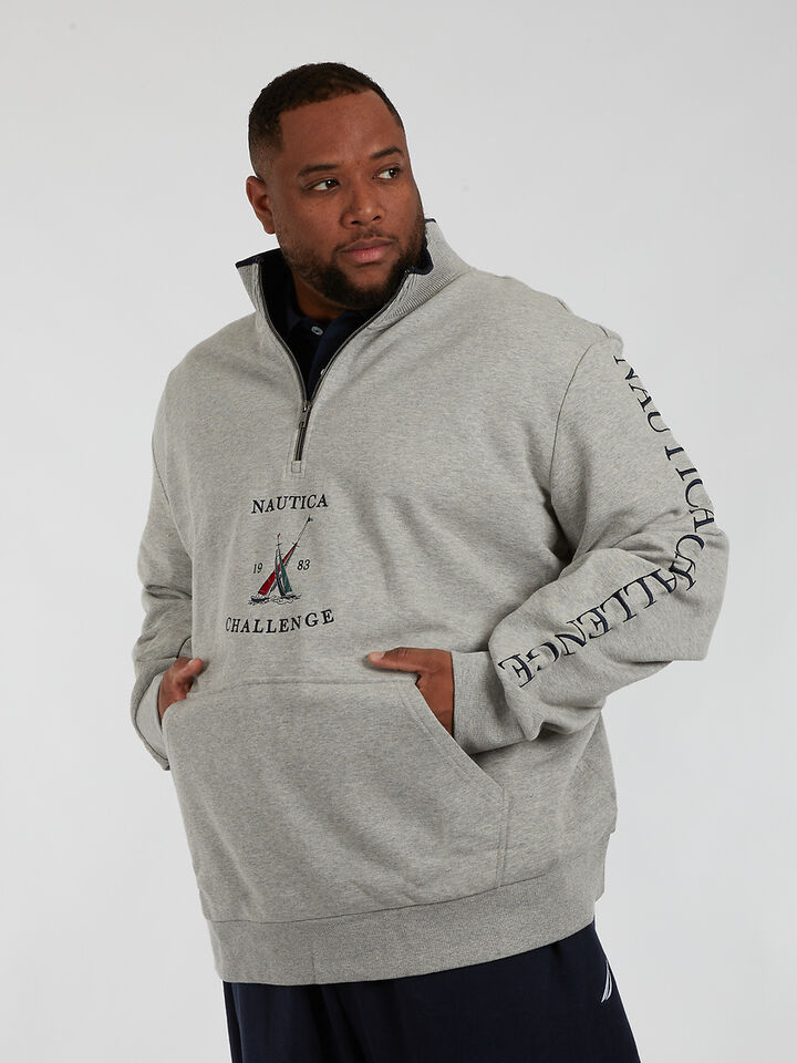 Big & Tall Vermont &frac14; Zip Top