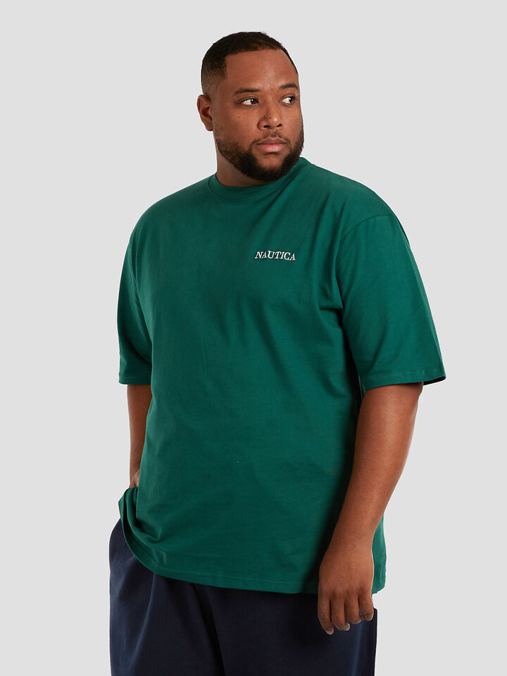 Big & Tall Essentials Gaunt Tee, Tidal Green, hi-res image number 1