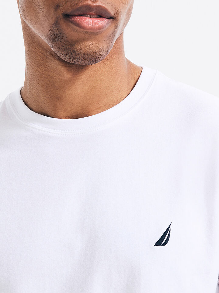 Regular Fit Crew T-shirt, Bright White, hi-res image number 4