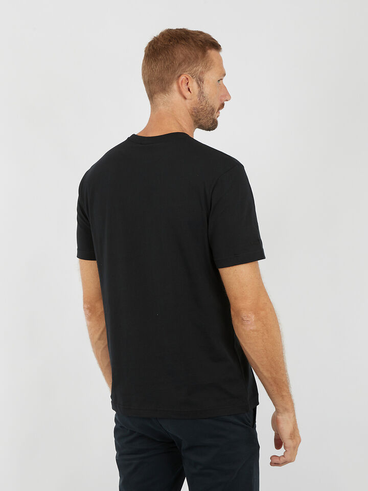 Nautica Essentials Collection Bowen Tee, Black, hi-res image number 2