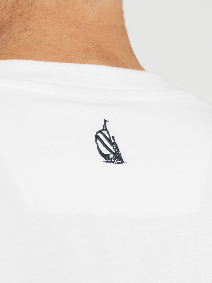 Spinnaker Collection Emporum Heavyweight Tee, White, hi-res image number 5