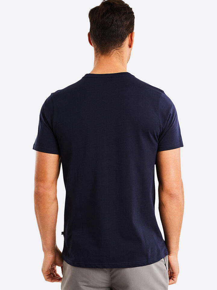 Nautica Essentials Collection Bowen Tee, Dark Navy, hi-res image number 2