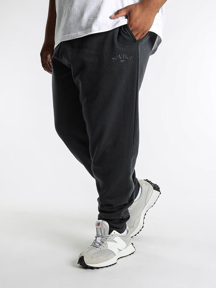 Big & Tall Discus Track Pants, Charcoal, hi-res image number 1