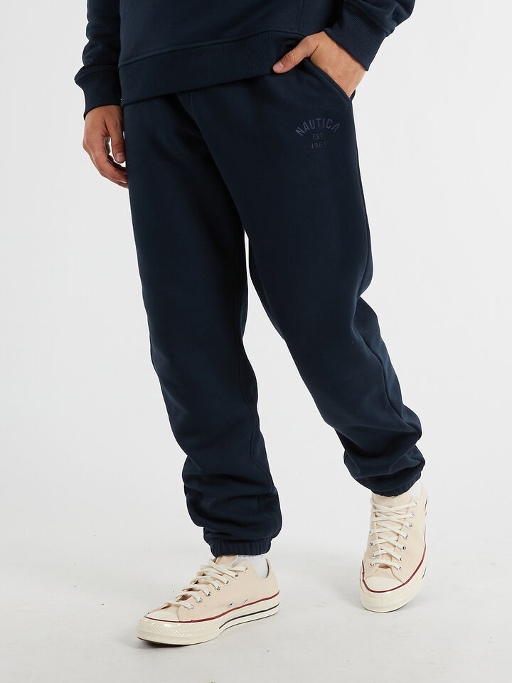 Embroidered Track Pants