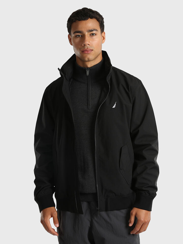 Nautica Essentials Collection Bayer Jacket, Black, hi-res image number 1