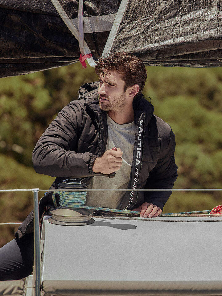 Nautica Competition Antigua Padded Jacket, Black, hi-res image number 6