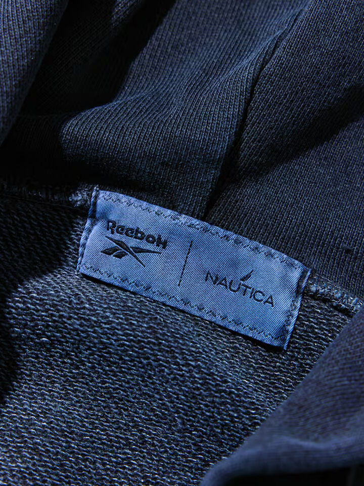 Special Edition Nautica Japan x Reebok Pigment Dyed Zip Hoodie, Navy, hi-res image number 5
