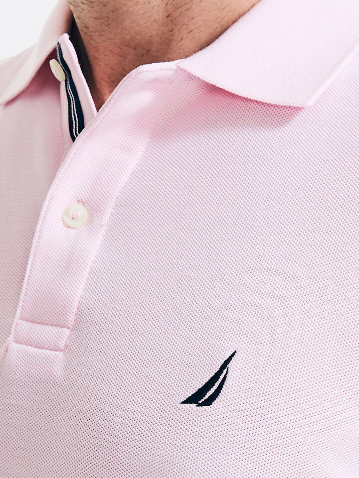 Essentials Regular Fit Pique Polo, Cradle Pink, hi-res image number 5