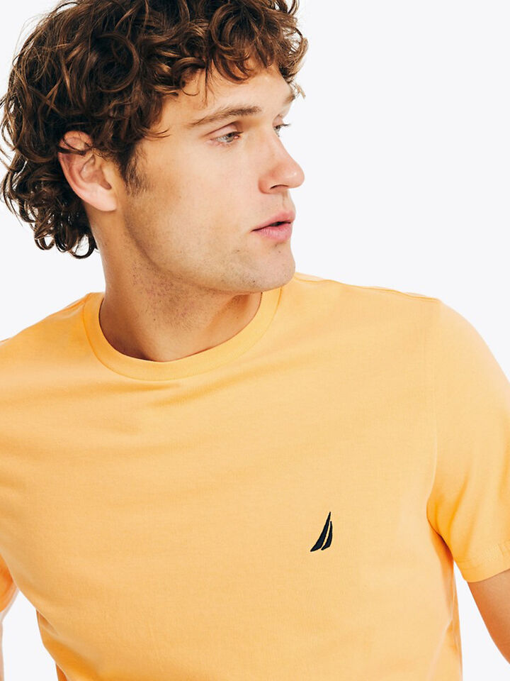 Emblem Regular Fit Tee, Orange Sorbet, hi-res image number 4