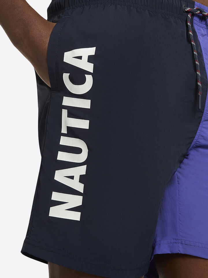 Big & Tall Max 7" Swim Short, Navy, hi-res image number 4