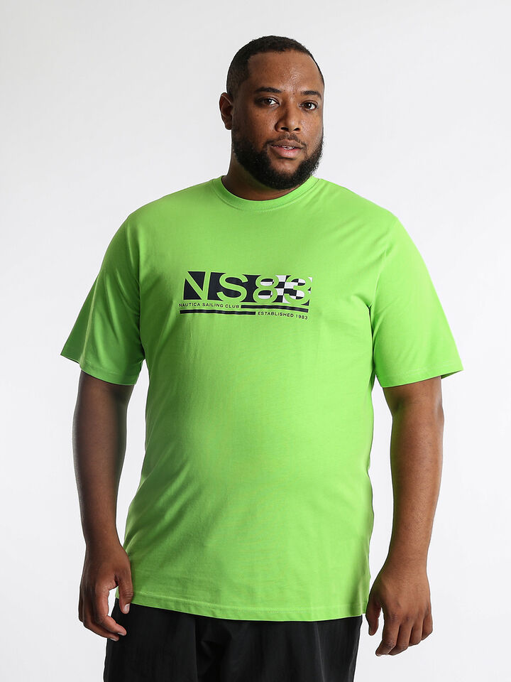Big & Tall Areto Tee, Lime, hi-res image number 1