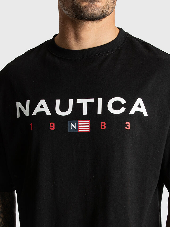 Box Fit Heavyweight Cotton 83-Flag T-shirt