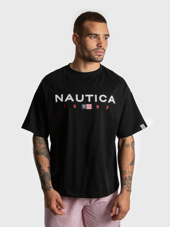 Box Fit Heavyweight Cotton 83-Flag T-shirt