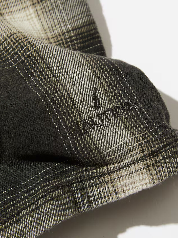 Nautica Japan Ombre Check SS Shirt, Olive, hi-res image number 3