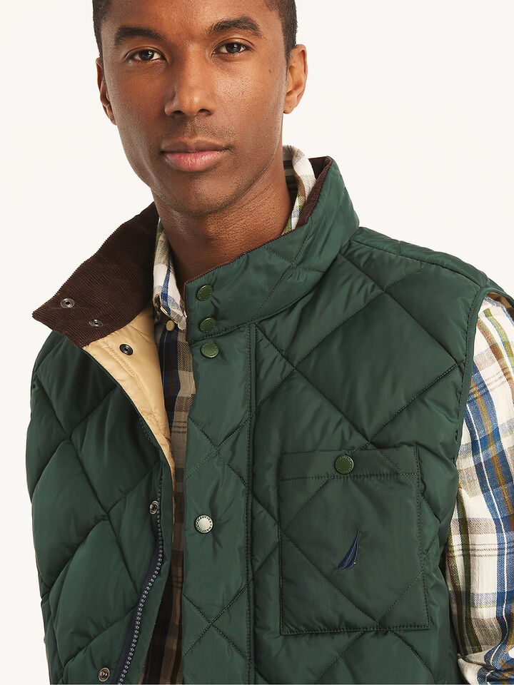 Voyage Regular Fit Utility Vest, Green, hi-res image number 4