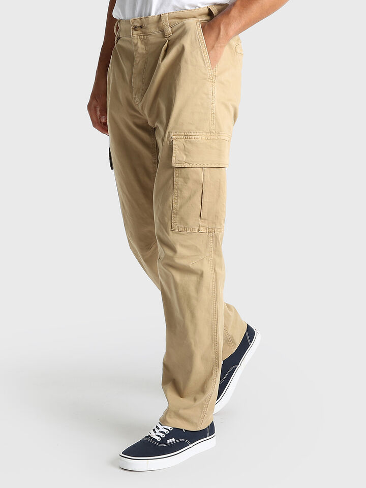 Pleated Cargo Pants