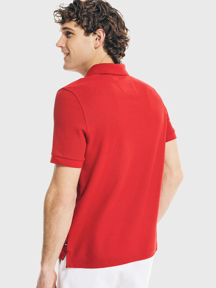 Essentials Regular Fit Pique Polo, Red, hi-res image number 2