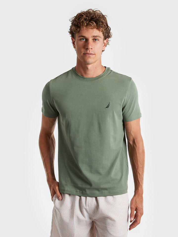 Regular Fit Crew T-shirt, Seaside, hi-res image number 1