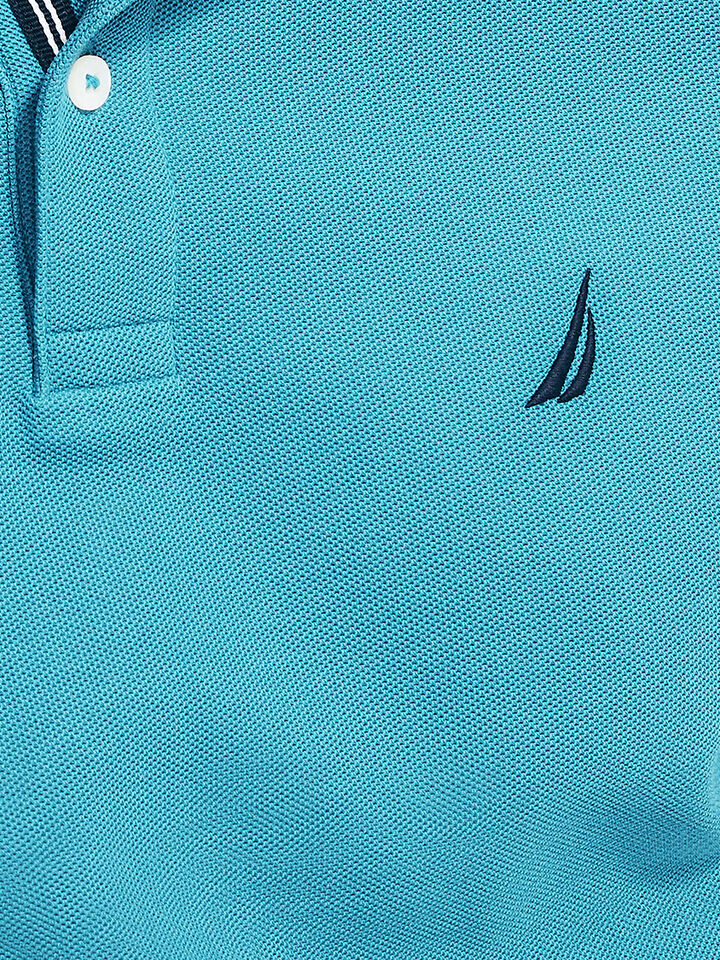 Essentials Regular Fit Pique Polo, Rich Teal, hi-res image number 5