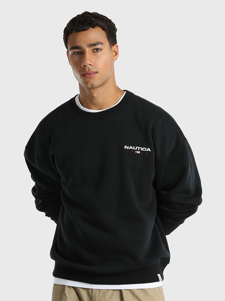 83 Flag Oversized Crewneck Sweater