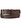 Woven Leather Belt, Brown, swatch