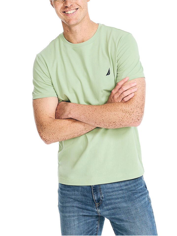 Emblem Regular Fit Tee, Parrot Green, hi-res image number 1