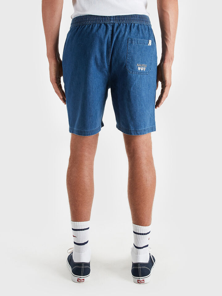 Denim Shield Pull-On Shorts
