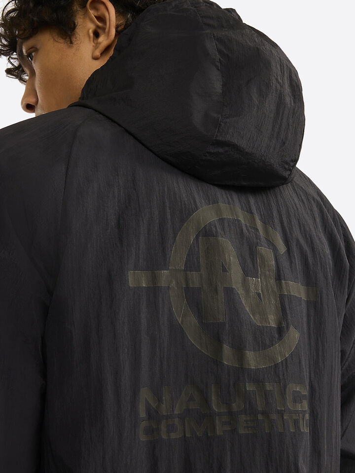 Nautica Competition Port Track Top, Black, hi-res image number 5