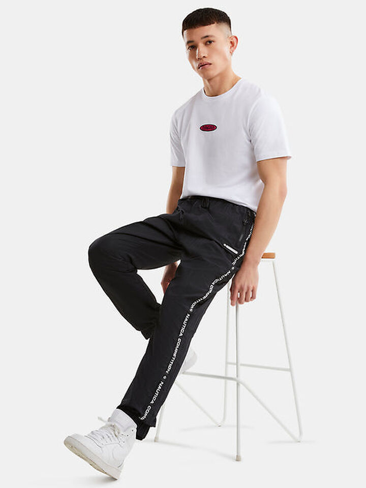 Nautica Competition Regular Fit Rosa Track Pant, Black, hi-res image number 3