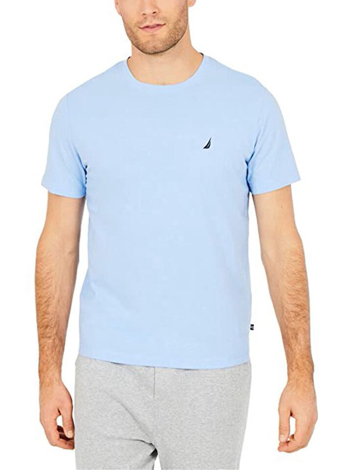 Regular Fit Crew T-shirt, Noon Blue, hi-res image number 1