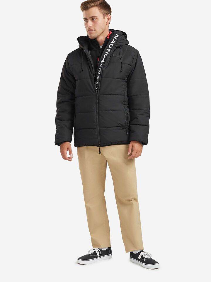 Nautica Competition Antigua Padded Jacket, Black, hi-res image number 4