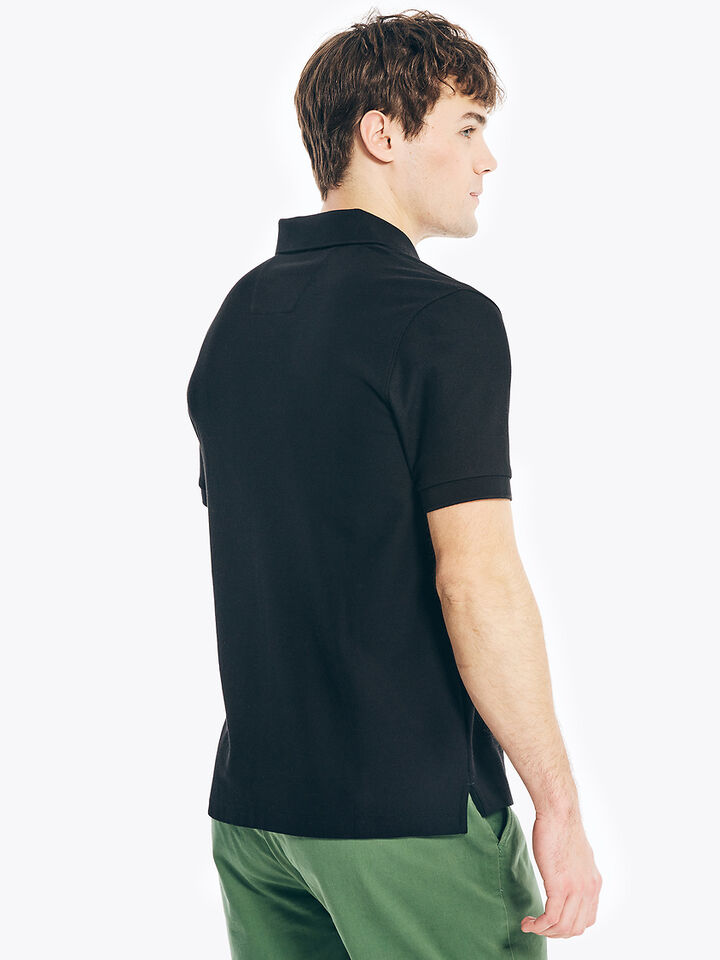 Solid Regular Fit Pique Cotton Polo