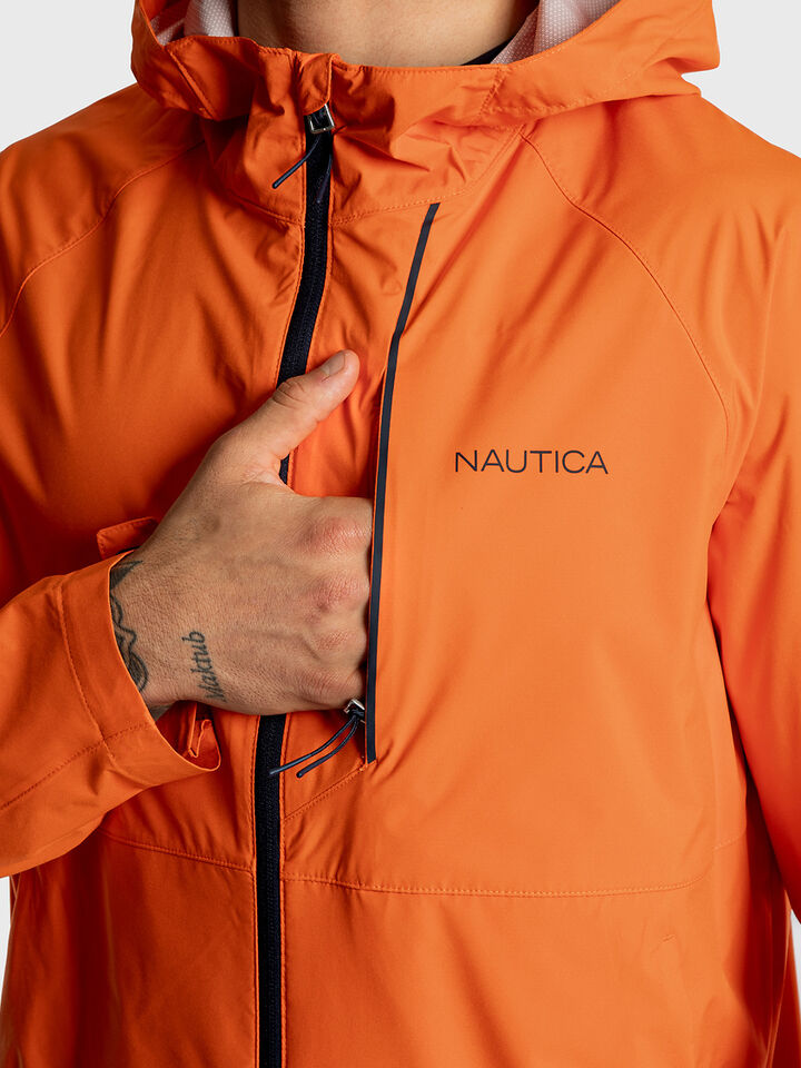 Lightweight Regular Fit Packable Shell Jacket, Golden Poppy, hi-res image number 3