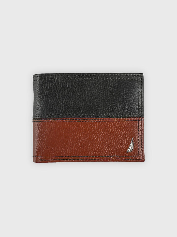Pebble Two-Tone Bifold Wallet